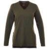 Elevate Women's Loden Heather Bromley Knit V-Neck -Elevate TM98614 Loden Heather F