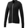 Elevate Women's Black Garner Knit Full Zip Hoodie -Elevate TM98731 Black F