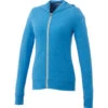 Elevate Women's Olympic Blue Heather Garner Knit Full Zip Hoodie -Elevate TM98731 Olympic Blue Heather F