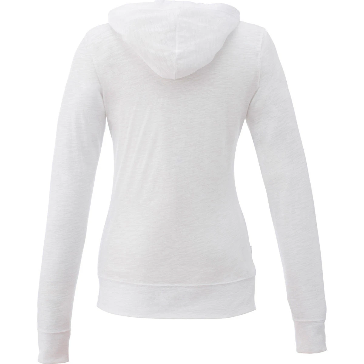 Elevate Women's White Garner Knit Full Zip Hoodie 4 Elevate Women's White Garner Knit Full Zip Hoodie - Image 2