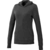 Elevate Women's Heather Dark Charcoal Howson Knit Hoodie -Elevate TM98732 Heather Dark Charcoal F