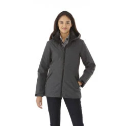 Elevate Women's Heather Dark Charcoal Delamar 3-in-1 Jacket -Elevate TM99305 Heather Dark Charcoal HTF