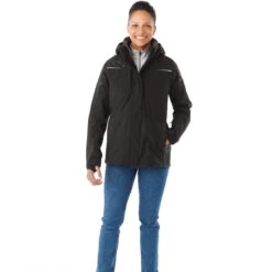 Elevate Women's Black Yamaska 3-IN-1 Jacket 9 Elevate Women's Black Yamaska 3-IN-1 Jacket -Elevate TM99306 995 HTF