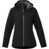 Elevate Women's Black/Heather Dark Charcoal Arlington 3-in-1 Jacket -Elevate TM99307 Black Heather Dark Charcoal F