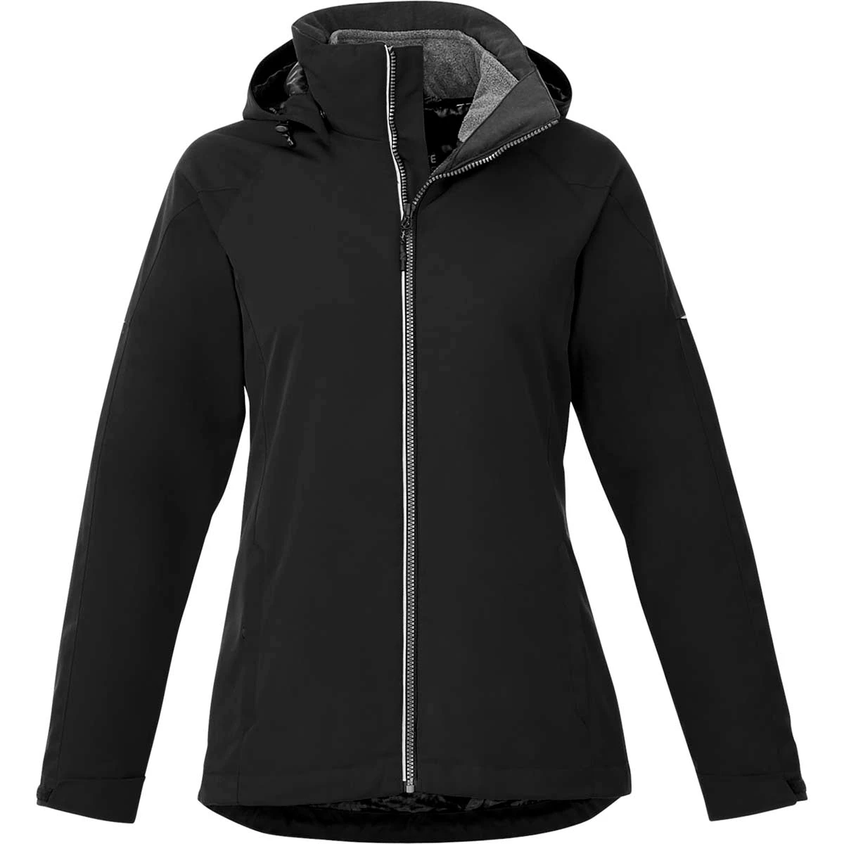 Elevate Women's Black/Heather Dark Charcoal Arlington 3-in-1 Jacket 3 Elevate Women's Black/Heather Dark Charcoal Arlington 3-in-1 Jacket
