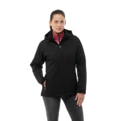Elevate Women's Black Bryce Insulated Softshell Jacket 7 Elevate Women's Black Bryce Insulated Softshell Jacket -Elevate TM99531 Black HTF