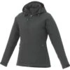 Elevate Women's Charcoal Bryce Insulated Softshell Jacket 2 Elevate Women's Charcoal Bryce Insulated Softshell Jacket -Elevate TM99531 Charcoal F
