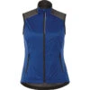 Elevate Women's Metro Blue/Black Smoke Heather Nasak Hybrid Softshel Vest -Elevate TM99546 Metro Blue Black Smoke Heather F