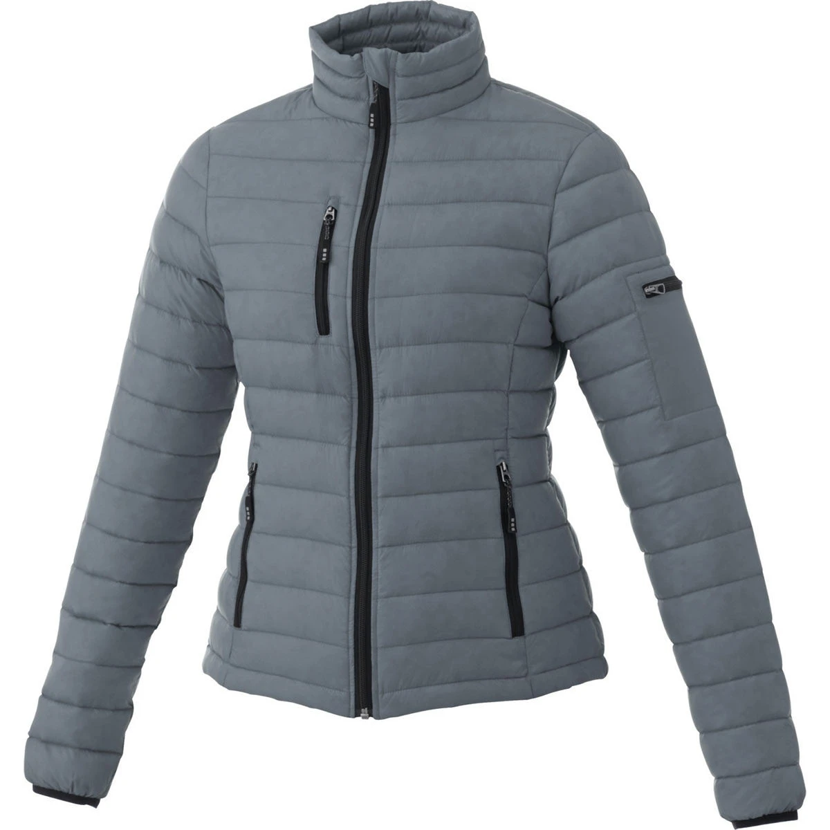 Elevate Women's Steel Grey Whistler Light Down Jacket 3 Elevate Women's Steel Grey Whistler Light Down Jacket