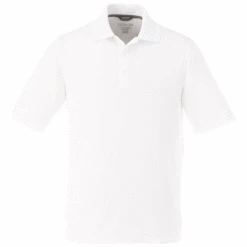 Elevate Men's White Dade Short Sleeve Polo